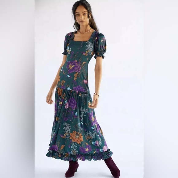 hutch anthropologie green dress Sweet Jane Olive Crushed Velvet Mini Dress | As seen on Taylor Swift main image 1
